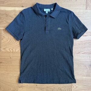 Lacoste Men's Charcoal Polo Shirt